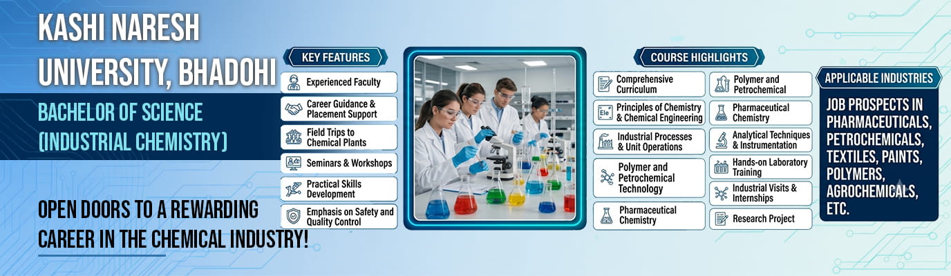 B.Sc. Industrial Chemistry (Self Finance) - B.Sc. Industrial Chemistry